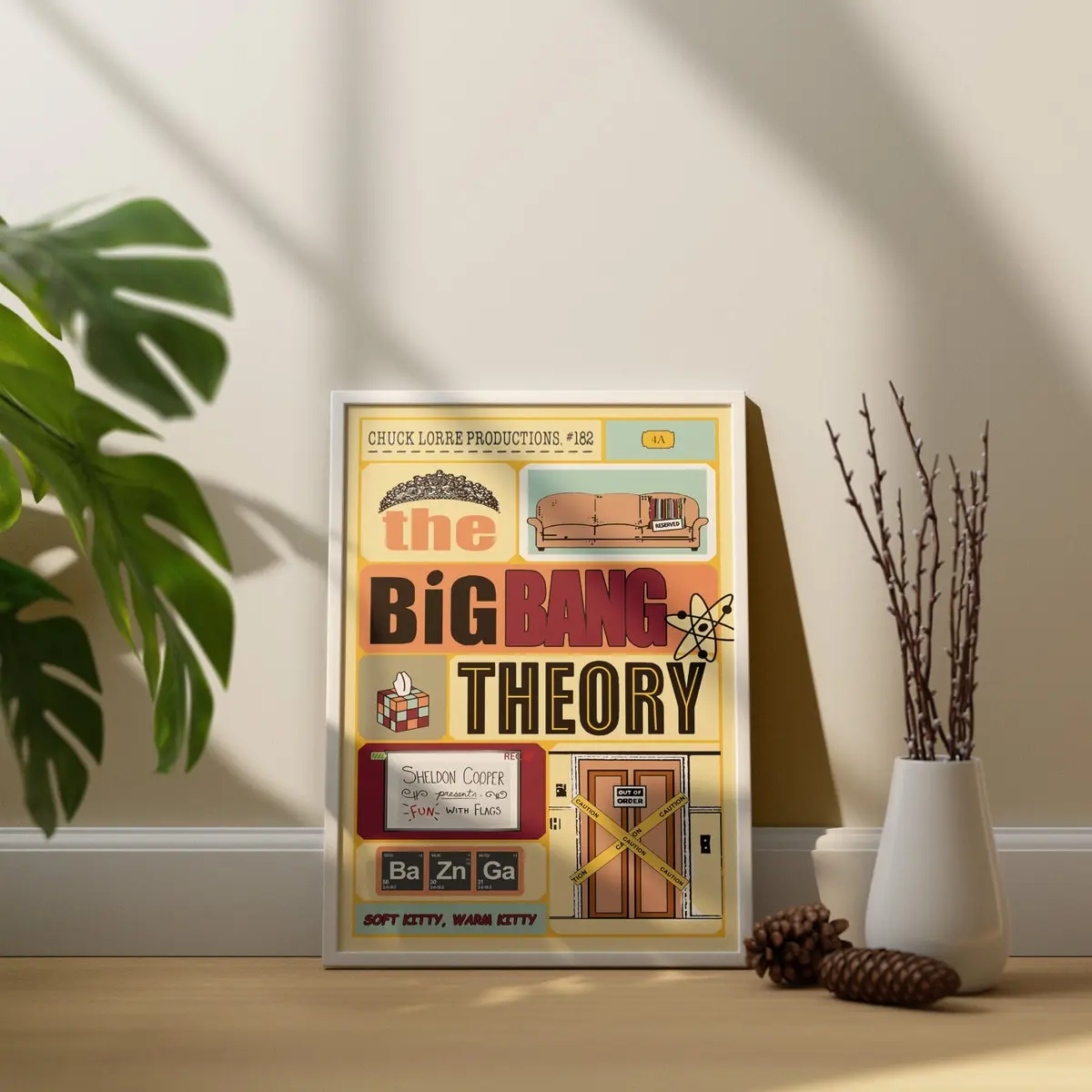The Big Bang Theory Poster | Sitcom Poster | TV Series Poster | TV Show Poster | Home Decor | Wall Decor
