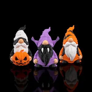 Spooky Gnomes Set | Halloween Gnome Trio with Vampire, Pumpkin and Knife Costumes | Perfect for Spooky Season Decor