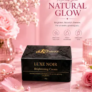 100% Organic Luxe Noir Face Cream Moisturizer - Anti-Aging, Anti-Fine Line Formula for Flawless Radiance and Younger-Looking Skin, Moisturizers