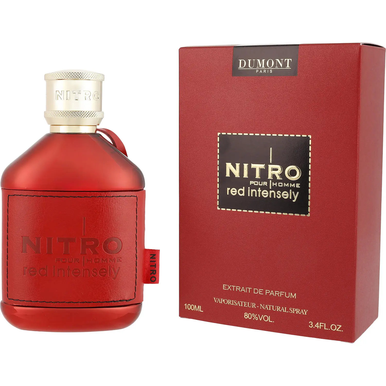 Nitro Red Intensely By Dumont Paris Extrait De Parfum For Men