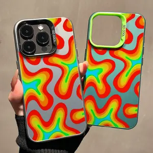 Trippy Pattern Phone Case TM00324, Designed for Iphone Models 16Pro Max, 16Plus, 16Pro, 16, 15, 14, 13, 12, 11, XS Max, XR/ X, XSX, And XS, Featuring Anti-Drop And Shockproof Properties.