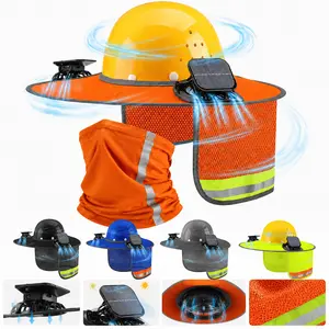 Solar-Powered Cooling Safety Hat