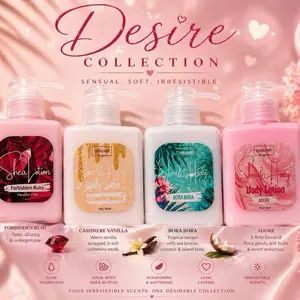 Desire Collection Body Lotion Set (4 Scents) | Hydrating Shea Lotion for Soft Glowing Skin
