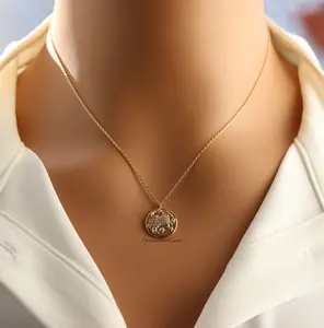 18K Gold Plated Aries Constellation Zodiac Pendant Necklace (March 21 – April 19) – Bold & Fiery Astrology Jewelry