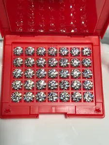 Red Box Clear Pointed Back CZ for Nails Arts and DIY Red Box Clear Pointed Back CZ for Nails Arts and DIY