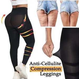 Women Anti-cellulite Premium High Waist Tummy Control Shapewear Compression Leggings Pants Waist Trainer Trousers
