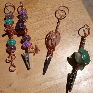 Memo Wands, Memo Clips, Wire Gemstone Clips