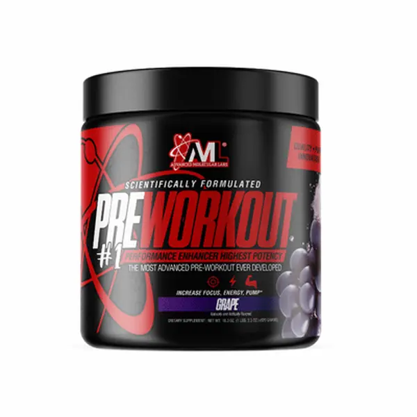 AML PreWorkout | Advanced Nootropic Pre-Workout Powder | Energy, Pump & Strength | L-Citrulline, Creatine, Beta Alanine, Caffeine | Dopamine Support | 20 Servings