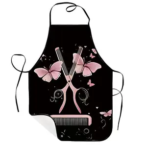 Hairdressing Apron ,1 Count Polyester Sleeveless Barber Apron,Breathable Cooking Unisex  Apron,Gift for Hair Dresser & Haircutter ,Christmas Gift,New Year's Gift