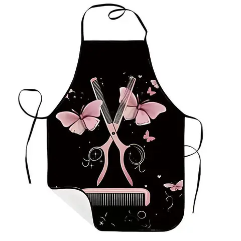 Hairdressing Apron ,1 Count Polyester Sleeveless Barber Apron,Gift for Hair Dresser & Haircutter,Gift for Hairdresser,Nails Design Tool,Christmas Gift,Kitchen Essential,Cleaning Tool,Halloween Gift