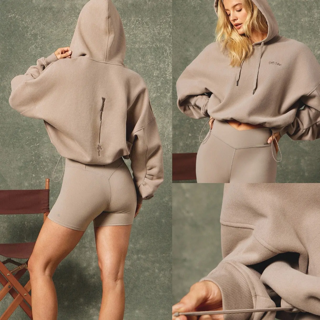 Lumos Fleece Hoodie Khaki