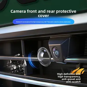 Car Camera Lens Protector Cover 360 Degree Rear View Backup Camera Guard Shield for Vehicle Auto Accessories
