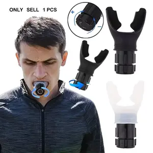 Portable Lung Breathing Trainer, Adjustable Resistance, Premium Silicone, home training equipment, Improves Respiratory Capacity, Easy to Clean and Use