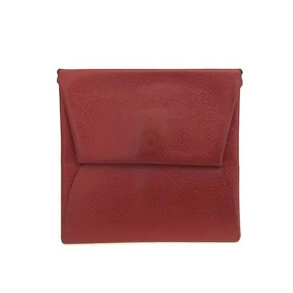 Pre-owned HERMÈS Other Other Hermes Bastia Veau Epsom Leather Coin Purse Wallet Red 11512417289/033193