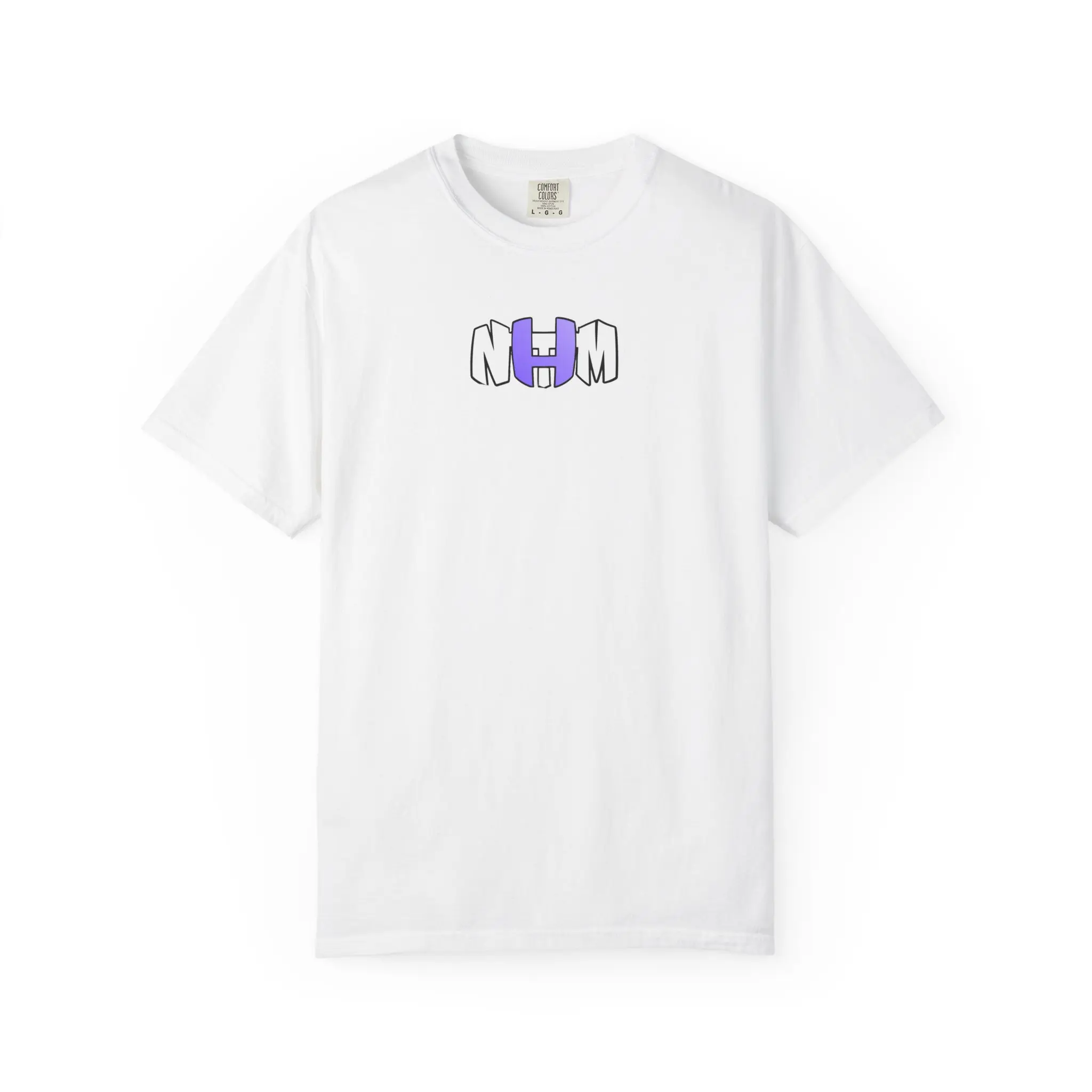 Purple Slash Logo T-Shirt | Minimal Graphic Tee