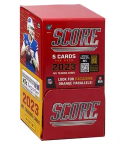 2023 Score NFL Football Trading Card GRAVITY FEED Box [48 Packs] (Orange Parallel / Pack) SHIP ONLY