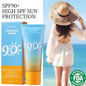2 in 1 Premium Sunscreen Lotion– Hydrate Skin & Block Aging – No Pain, No Greasy for All Day, Block UV Rays & Prevent Dark Spots Anti-Peeling for Sensitive Skin
