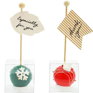 Clear Cake Pop Boxes with Hole Top Clear Favor Boxes Macaron Container Treat Container for Birthday Wedding Baby Shower Party
