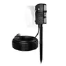 【ChristmasGift】VEVOR Outdoor Weatherproof Power Stake Splitter, 100 Ft 14AWG Grounded Cable Extension Cord, 6-Outlet Strip with Waterproof Cover, 13A Overload Protection, Mount-Compatible Plug for Holiday Devices,toolupgrade