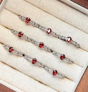 120806t(Lillian) Garnet copper ring