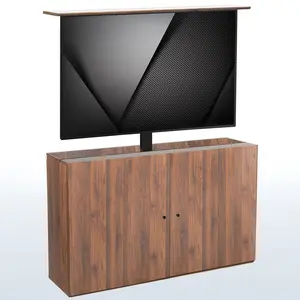 Cabinet with Motorized TV Stand for 32" to 55" Screens