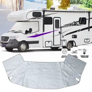 Mercedes Benz Sprinter 515 RV Sunscreen Shade Cover, Durable Aluminum Foil Insulation, Fits 2006-2018 & 2018-2025 Models, Car Sunshade Cover