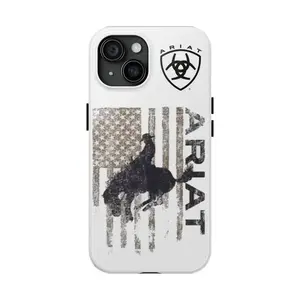 Ariat Bull Rider Phone Case, Phone Accessories, Gift For Him, Tough CasePhone Cases Phone Cover Hard Case Tough 2-piece Phone Case