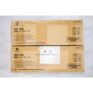 2 Cosmetic OEM Konica BHC554,C454,C364,C284 Waste Toner Box WX-103 / A4NN-0Y2
