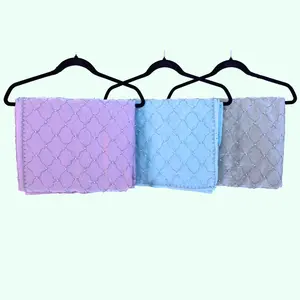 Elegant Stone Studded Pastel Saree