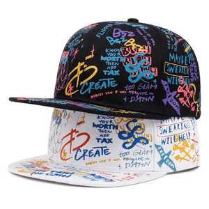Graffiti Art Baseball Cap Takes the Street by Storm! Colorful Typography Design – Become a Street Art ICON in Seconds