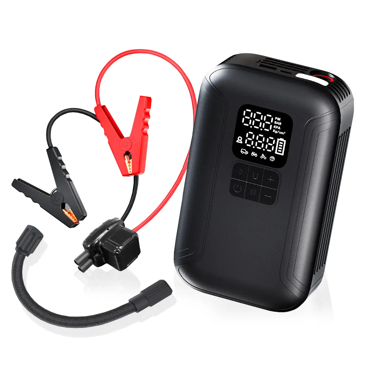 AutoSky 2 in 1 Portable Jump Starter with Air Pump Compressor - Go to Tool for Vehicle Emergencies