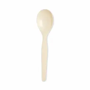 Dixie DXESSSOUP11B Smartstock Plastic Cutlery Refill Soup Spoon, Beige