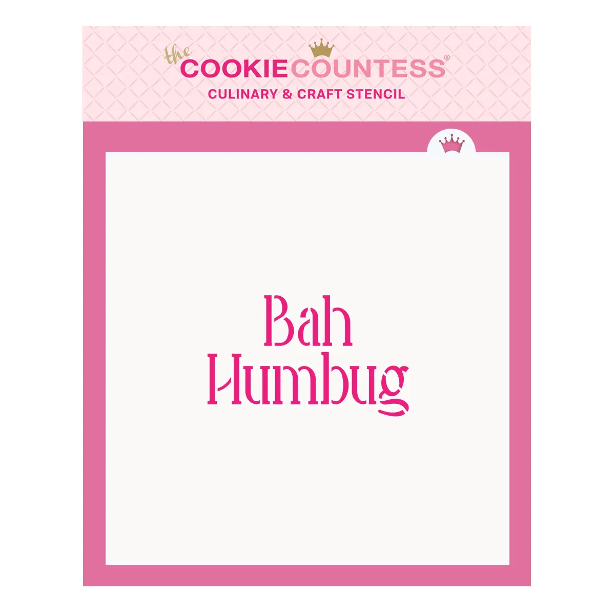 Bah Humbug Stencil