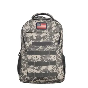 35L Camo Backpack, Military Backpack with USB Port, Camouflage Bookbag for School, Travel, and Outdoor Activities. Military Tactical Backpack