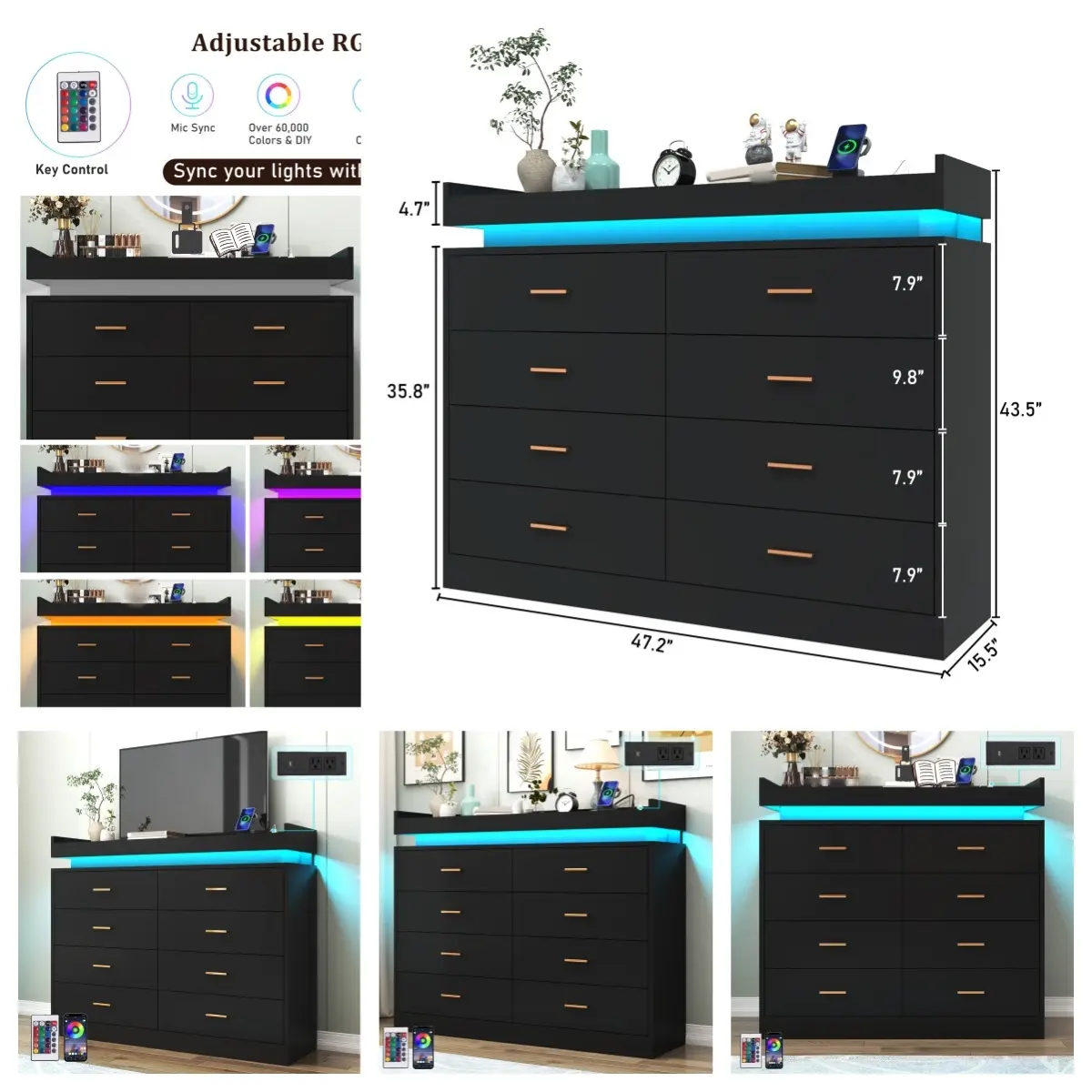 Black-0638-8 Drawer