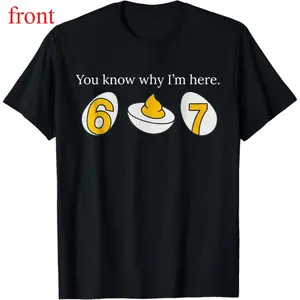 Funny 6 7 Deviled Eggs Thanksgiving Meme Design T-Shirt