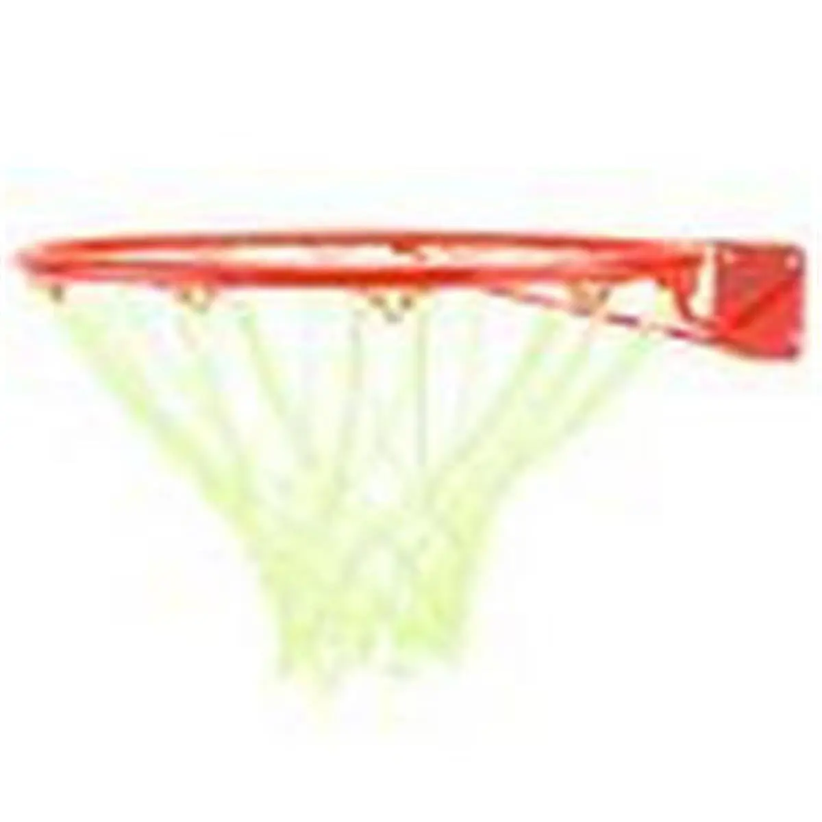 Crown Sporting Goods Basketball Net, Glow in the Dark Heavy Duty Nylon, Weather Resistant Training Equipment for Outdoor Use on Standard Rims, Parks
