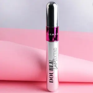 Farmasi Double Lash Extend Mascara with Double Silicone Brush for Volume and Definition Long Lasting Intense Look