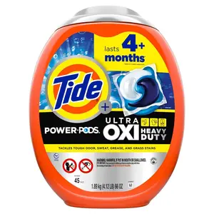 Ultra Oxi Heavy Duty HE Power Pods Original Scent Laundry Detergent Pods, 45-Count