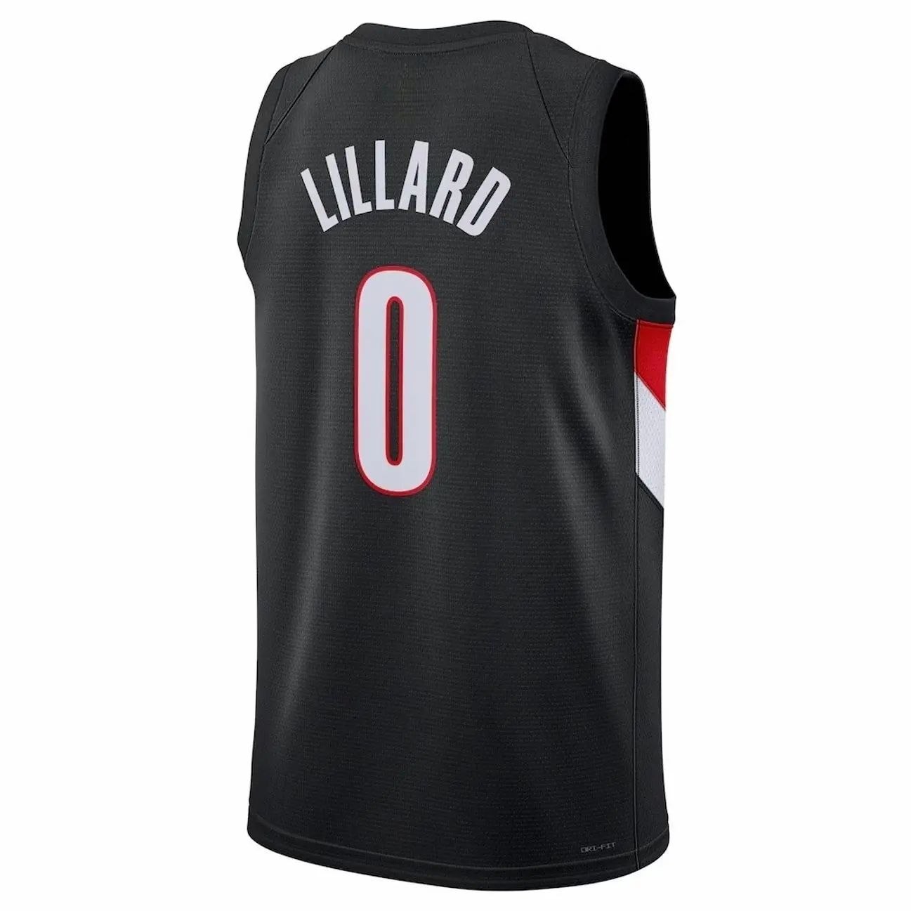 Unisex Basketball #0 Lillard Portland Team  Swingman Player Jersey - Icon Edition - Black