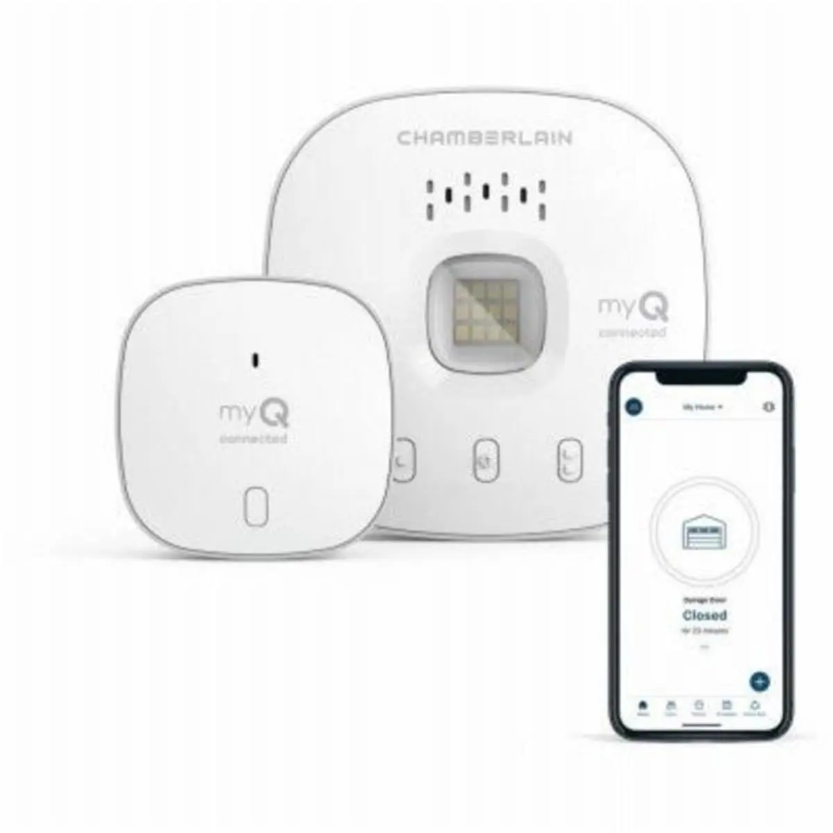 212 MAIN Chamberlain 232201 MYQ Wireless Garage Door Opener Control - Multi-Compatible Smartphone Remote, Wi-Fi Sync Smart Home Device, Secure Access, Universal Fit Bracket