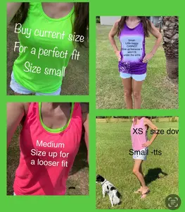 Clearance: White & NEON Tanks