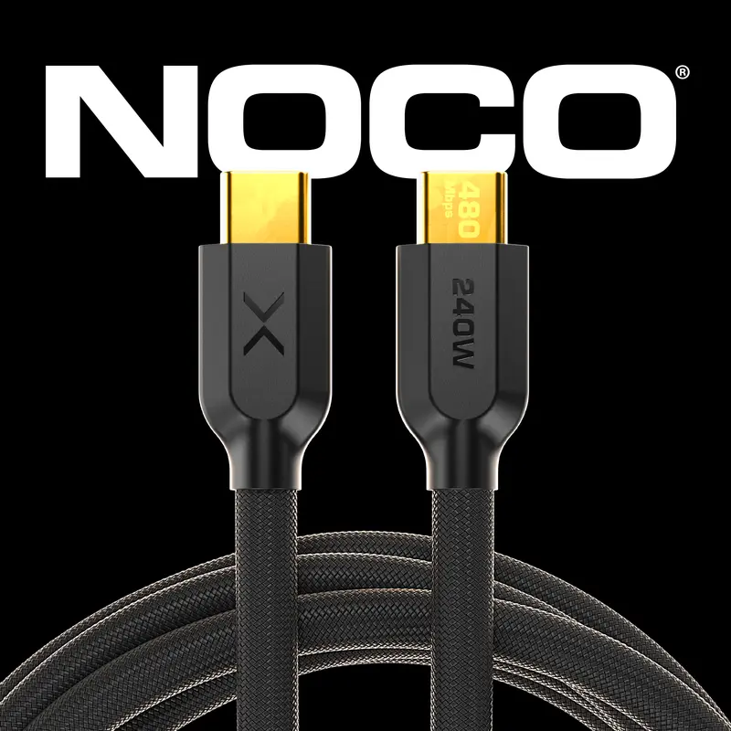 NOCO XGrid XC1: 3 Foot – 240W USB-C to USB-C Cable – USB-IF Certified, E-Marker Chip, 480Mbps Data