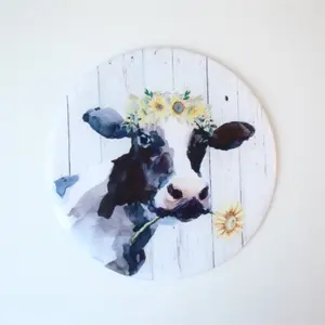 Silicone Trivets and Jar Openers - Cow Flower