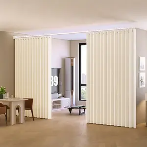 Punch-Free Partition Curtain, Bedroom Living Room Universal, High-Value Space Divider, Easy Installation, Durable, Foldable, Space-Saving, Foldable Window Cover