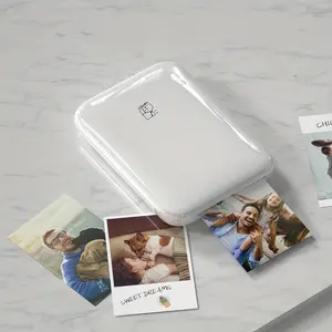 HPRT Pocket Photo Printer - Portable Mini Color Wireless Mobile Printer - Zink 2x3” Sticky-Back Photos - Bluetooth Compatible with iOS & Android Devices Printing Machine Sticker