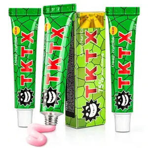 T-K-T-X Numbing Cream Buy 2 Get 1 Free - (3 Pack), Tattoos PainlessProcedure Strong - Natural Ingredients - For 6-8 HoursLimited Edition Tattoo External Cream 10g.