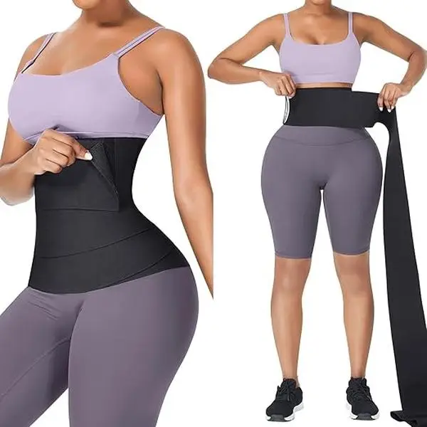 waistband corset body shapewear triple wrap - body shaping and shape adjustable high elasticity and comfort womenswear waist trainer