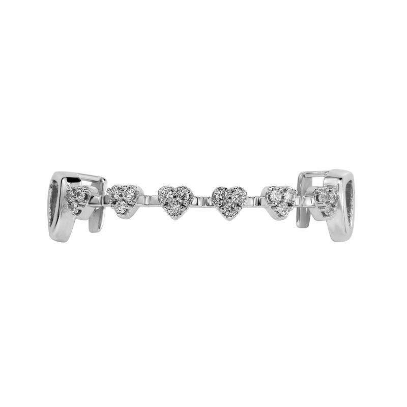 【PANG Jewelry】Trendy and Fashionable Golden Tooth Miniature Full Diamond Zircon Braces  A Personalized and Trendy Outfit for Daily Streetwear and Rap Lightweight Oral