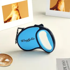 Customizable 118.11-inch/196.85-inch Retractable Dog Leash with Dog's Name, Suitable for Small to Medium-sized Dogs